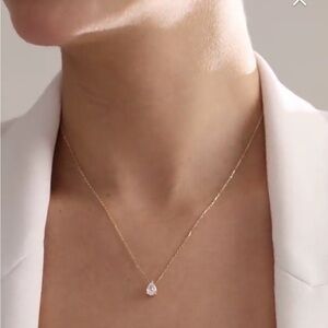 925 sterling silver Teedrop necklace